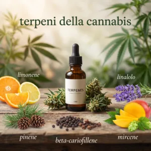 Terpeni della Cannabis: Cosa Sono, Propriet&agrave; ed Effetto Entourage